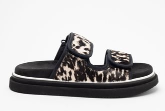Hogan Double-Strap Flat Sandals