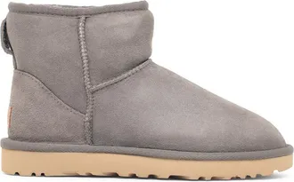 UGG Grey Classic Mini Ii Suede Ankle Boots