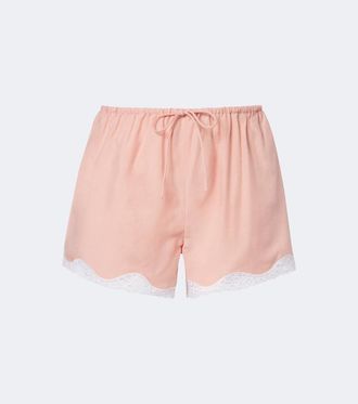 Poss&eacute; Tabitha lace-trimmed shorts