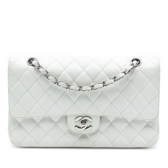 Chanel Tweedehands Medium Classic Caviar Double Flap