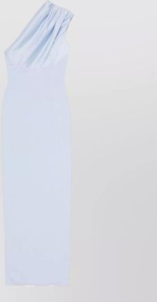 Solace London draped one-shoulder sleeveless maxi dress
