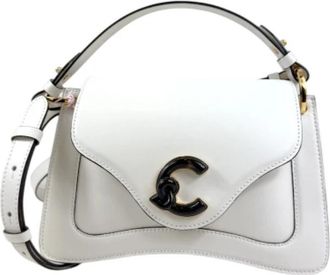 Coccinelle C-Me Small - Dames - Handtassen - Wit - ONE Size - Leer - Tassen