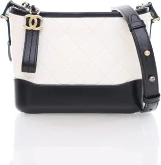 Chanel Pre-owned Leather chanel-bags - Dames - Vintage Schoudertas - Zwart - ONE Size - Leer - Vintage