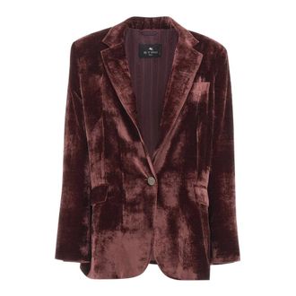 Etro Dames, Jassen, Rood, Maat: 2XL Zijde