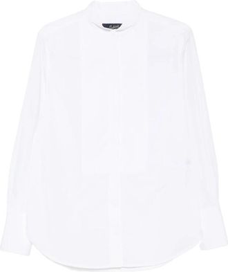 Seafarer Bib-front Band-collar Shirt