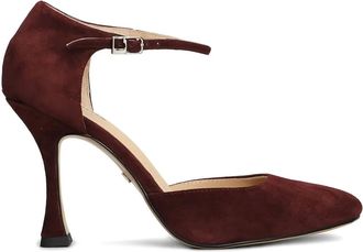 Lola Cruz Elane pumps met enkelbandje - Rood