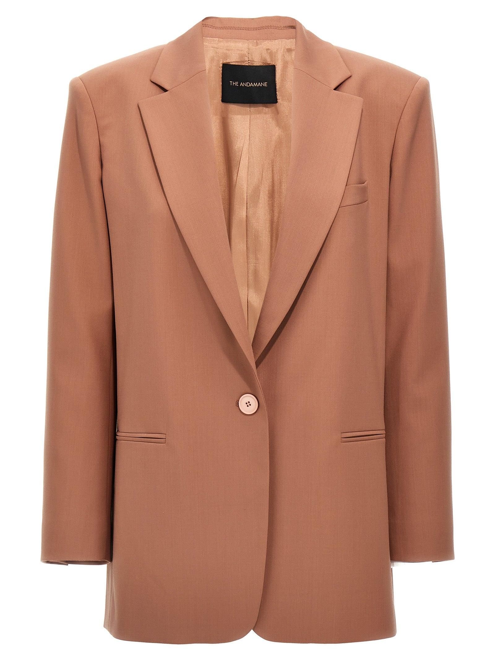 ボトムスその他 The Andamane Amethyst Satin Cotton Blazer Andamane Amethyst Satin Cotton Blazer from $522.00 - on Stylight