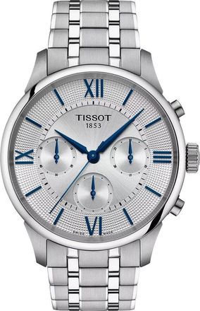 Tissot Chemin Des Tourelles Heren Horloge Zilverkleurig T1394621103800