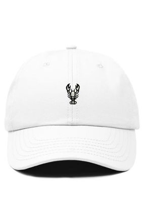 Dalix Lobster Dad Cap in White at Nordstrom