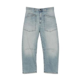 Nili Lotan Loose-fit Jeans, female, Blue, Size: W27 Light Blue Classic Five Pocket Jeans