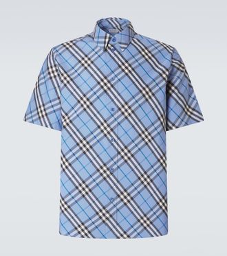 Burberry Burberry Check cotton poplin shirt