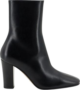 The Row Cindy Hoge Schacht Laars - Dames - Laarzen met Hak - Zwart - 41 EU - Leer - Schoenen