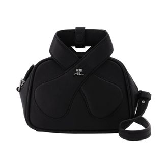 Courr&egrave;ges Dames, Tassen, Zwart, Maat: ONE Size Katoen