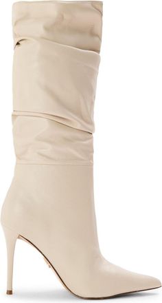 Steve Madden Womens Schmooze in Bone - Cream - Size UK 8