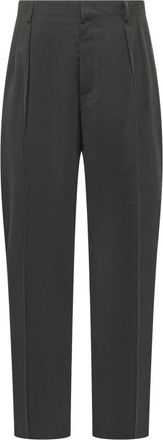 Cellar Door Dark Grey Pleated Pants