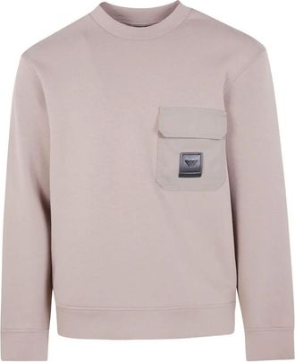Emporio Armani Round Neck With Pocket Sweatshirt