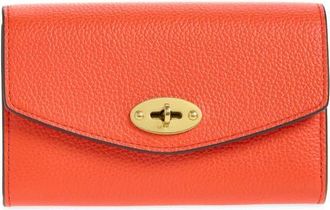 Mulberry Medium Darley Leather Wallet in Coral Orange at Nordstrom