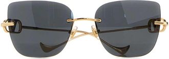 Valentino Garavani Womens Sunglass Gold Metal Sunglasses