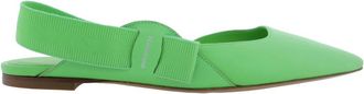 Ferragamo Vania Vara Bow Slingback Ballet Flats, Size 7 C