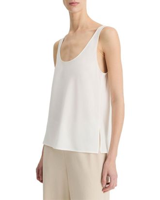 Vince Silk-Blend Classic Bias Tank Cami