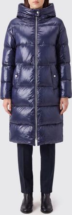 Herno Piumino lungo in nylon trapuntato impermeabile con cappuccio