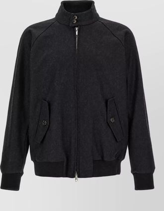Baracuta wool cashmere single breasted jacket