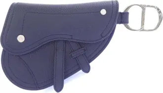 Dior Navy Coin Purse/Coin Case (Pre-Owned)