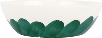 Vietri Lisbon Brushstroke Cereal Bowl in Green at Nordstrom