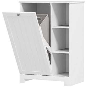 HOMCOM Armario de Ba&ntilde;o 60x38x86 cm Blanco