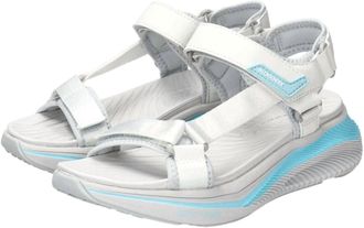 Mephisto Womens Far Away Adjustable Strap Slide Sandal In Bright White