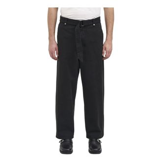 Entire studios Wide Trousers, male, Black, Size: S Gully Trousers