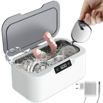 OEM Dispositivo De Limpieza Ultras&oacute;nica, Dispositivo De Limpieza De Gafas, Limpiador Ultras&oacute;nico De 500 Ml, Ba&ntilde;o Ultras&oacute;nico, Limpiador Con 4 Funciones De