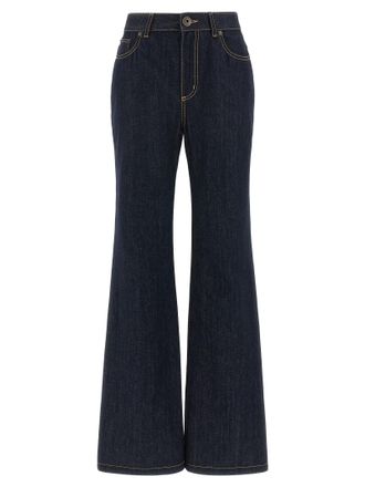 Alexander McQueen Alexander Mcqueen Womens Straight Leg Jeans