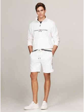 Tommy Hilfiger Mens Embroidered Tommy Logo Sweatshort - White - XXL