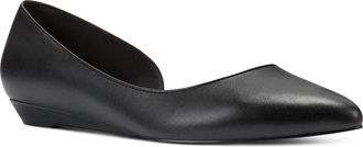 Nine West Womens Saige Dorsay Flats In Black