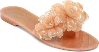 Kate Spade New York jaylee flip flop in Rose/Gold Flake/Silver at Nordstrom Rack, Size 10