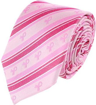 Trafalgar Store Breast Cancer Awareness Silk Necktie in Pink at Nordstrom