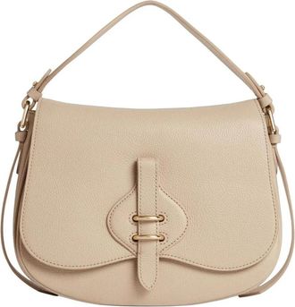 Coccinelle Mavery Medium Schoudertas - Dames - Schoudertassen - Beige - ONE Size - Katoen - Tassen