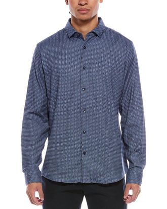 Stone Rose Stretch Print Shirt