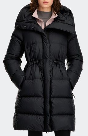 Canada Goose Montgomery Tonal Label 750 Fill Power Down Coat in Black at Nordstrom, Size Xx-Small