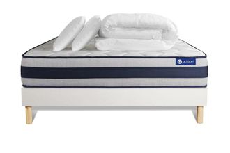 Actisom Pack colch&oacute;n blanco espuma viscoel&aacute;stica 140 x 190