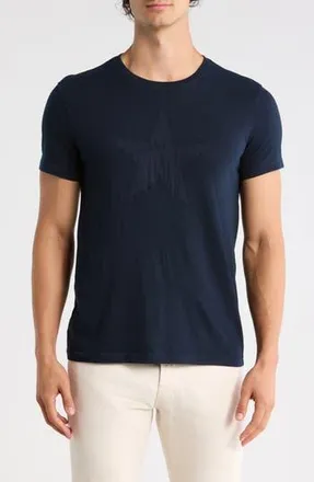 John Varvatos Star Embroidered Cotton T-Shirt in Navy at Nordstrom Rack, Size Xx-Large