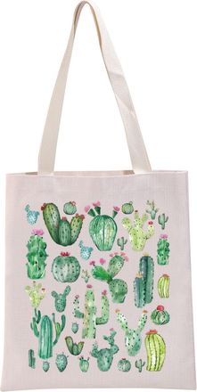 Generic PYOUL Funny Desert Cactus Gift Desert Cactus Tote Bag Botanical Handbag Desert Cactus Lover Gift Outdoor Plant Gift (Desert Cactus Tote)