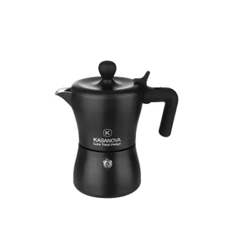 KASANOVA Caffettiera 3 tazze K - Line Design Luca Trazzi