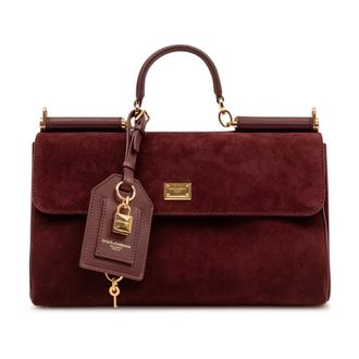 Dolce & Gabbana Dames, Tassen, Rood, Maat: ONE Size Katoen