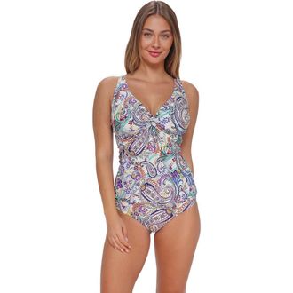 Sunsets Forever Tankini Swimsuit Top - D Cup in Tide Pool Twist at Nordstrom, Size 34