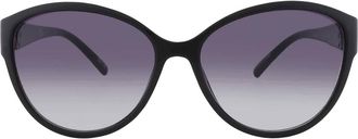 Nine West NW 23 461 BLK Smoke Cat Eye Ladies Sunglasses 10266301.CGR BLKSMK
