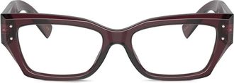 Dolce & Gabbana Eyewear rectangle-frame glasses - Purple