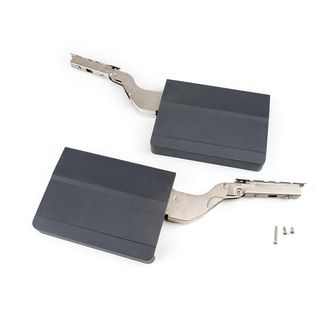 Emuca Emuca Juego De Compases Para Puertas Elevables Agile, 3200 - 9000, Acero Y Pl&aacute;stico, Gris Antracita