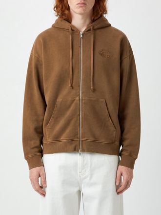 Camperlab Felpa relaxed fit in cotone con cappuccio, zip e tasca a marsupio